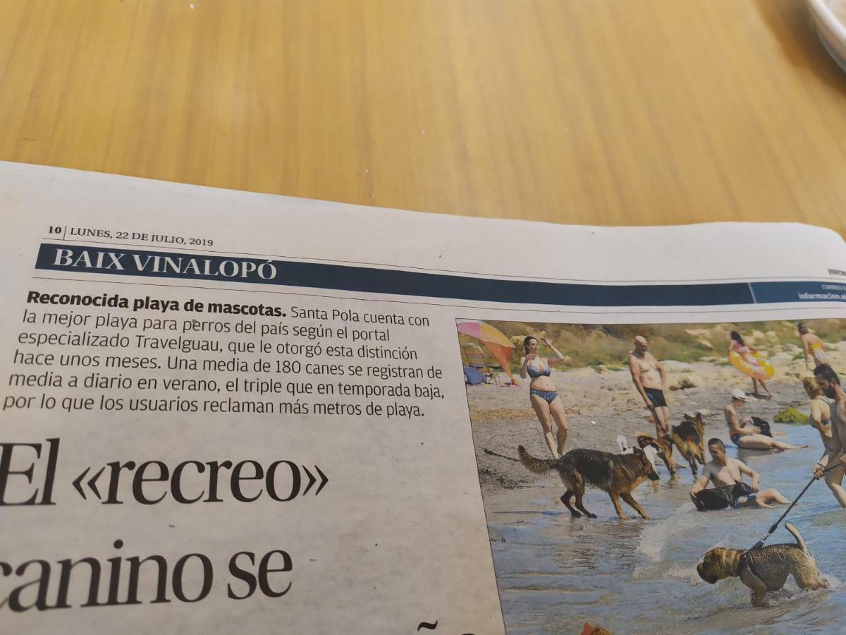 Playa 500M Y Centro Pueblo 600M, Piscina, 4 Clim, 2 Parkings Lägenhet Santa Pola Exteriör bild